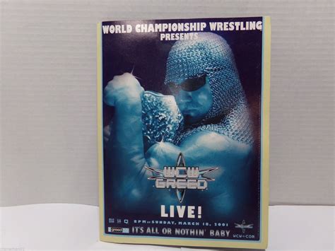 WCW eBay Find of the Day: WCW Greed Press Kit [2001] - WCW Worldwide
