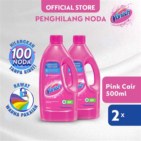 Promo Vanish Pink Cair Bottle Ml X Penghilang Noda Pakaian