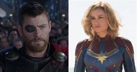 Thor Vs Captain Marvel Mcu Thor Vs Captain Marvel Who Really Is The