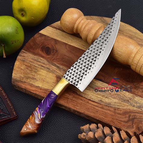 Beautiful Hand Forged J Chef Knife Handmade Kitchen Knife