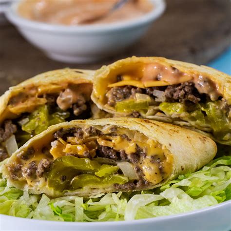 Air Fryer Cheeseburger Wraps
