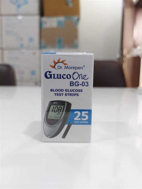 Dr Morepen Glucoone Bg Blood Glucose Test Strips For Hospital And