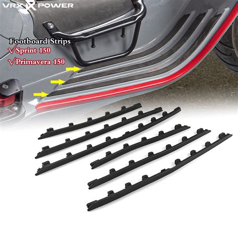 Motorcycle Accessories Rubber Floor Strip Set Footboard List Trim Strip