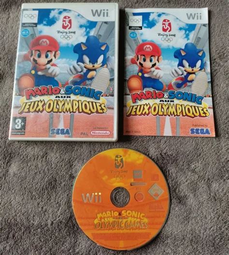 Nintendo Wii Mario Sonic Aux Jeux Olympiques Pal Fra Super Jrf Eur