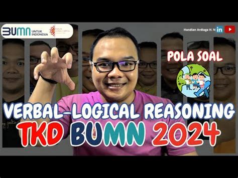 Tkd Bumn Verbal Logical Reasoning Rekrutmen Bersama Bumn