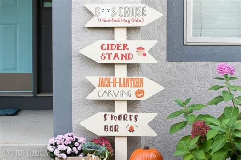 Fall Festival Sign Tutorial: Fall Porch Decor - Lydi Out Loud