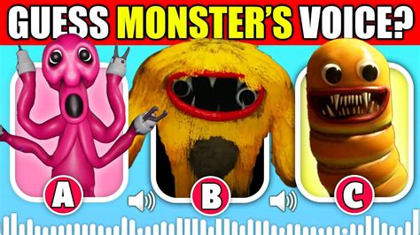 Guess The Monster S Voice Joyville Garten Of Banban Woolly