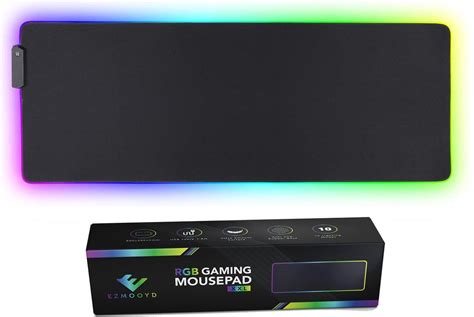 Ezmooyd Rgb Gaming Muismat Xxl Antislip Cm Cm Bol