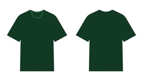 Green T Shirt Template Vector Art Icons And Graphics For Free Download
