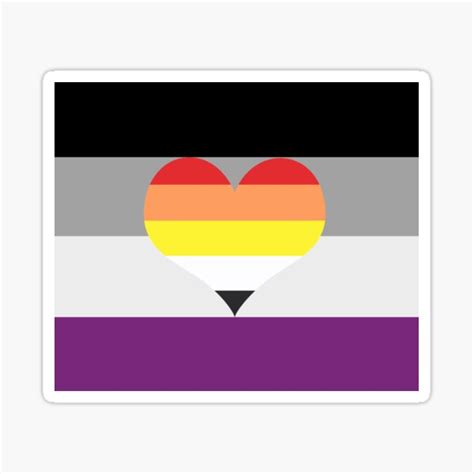 Asexual Lithoromantic Akioromantic Pride Flag Sticker For Sale By