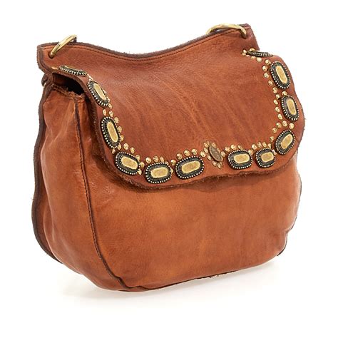 Crossbody Bag Cassiopea Cognac Campomaggi