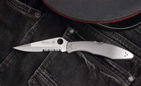 Обзор SPYDERCO POLICE. Коллекция складных ножей с замком Back-Lock, с ...