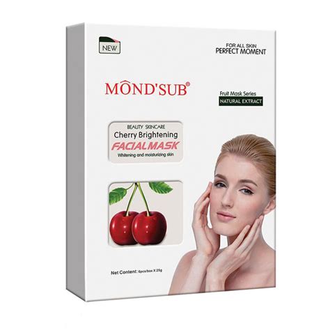 Mondsub Cherry Brightening Facial Mask