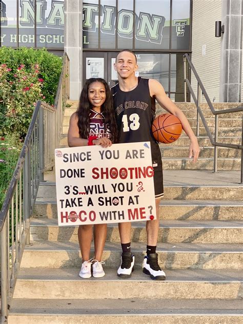 Basketball Themed Homecoming Proposal Cute Homecoming Proposals