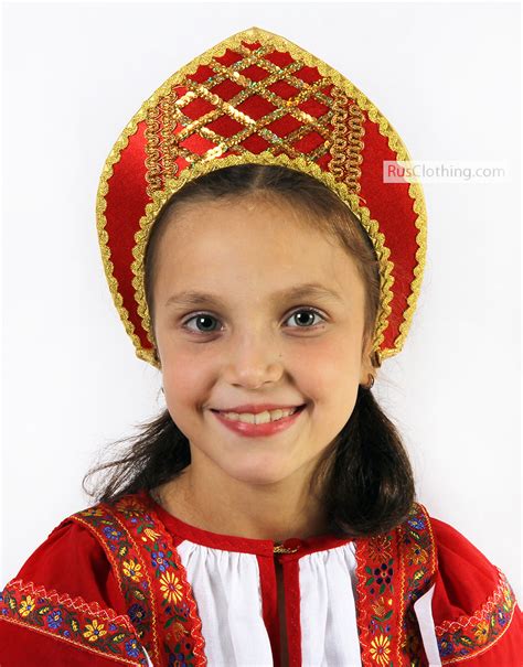 Small Silk Kokoshnik