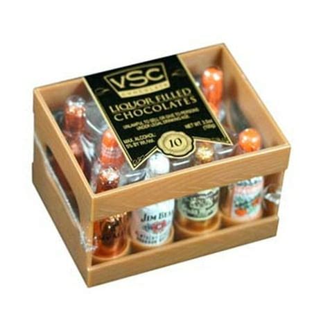 Very Special Chocolates Liquor Filled Chocolate Bottles, (Pack of 10) - Walmart.com