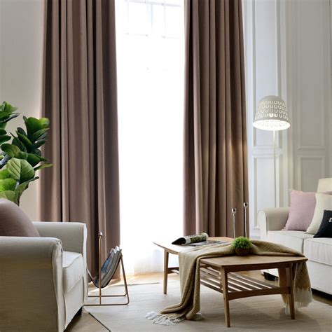 Zigzag Twill Mocha Blackout Curtain Drapes