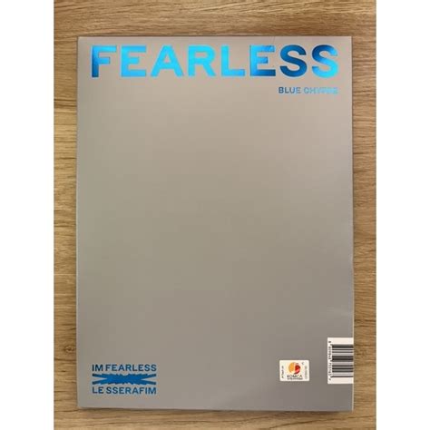 Onhand Unsealed Le Sserafim St Mini Album Fearless Blue Chypre