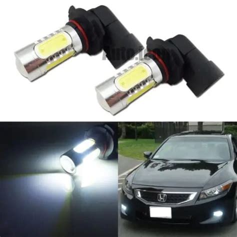 2pcs High Power 7 5W HID White 9005 HB3 COB LED Bulbs Car Fog Daytime