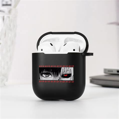 Cheap Horrible Anime Tokyo Ghoul Soft Black Silicone Case For Apple Airpods Pro 3 2 1 Ken Touka