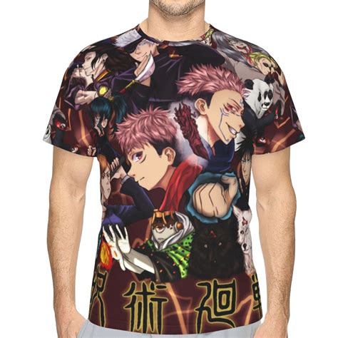 Jujutsu Kaisen Unisex 3d Pattern Printed Short Sleeve T Shirts Casual