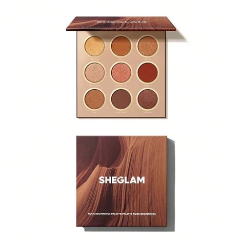 پالت سایه شیگلم SHEGLAM مدل NUDE BEGINNINGS آرایشی و بهداشتی پریسا