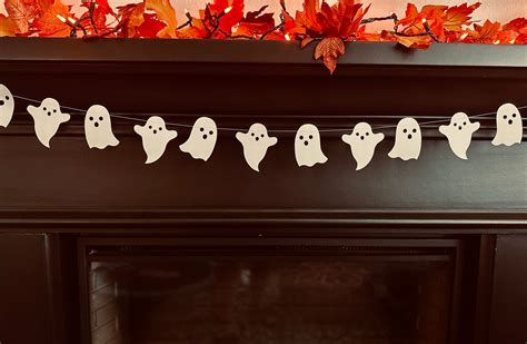 Custom Paper Halloween Garland Halloween Decoration Ghost - Etsy