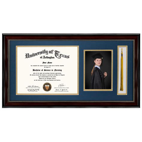 Graduationmall 11x22 Mahogany Diploma Frame