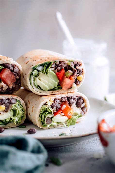 Easy Vegan Bean Burrito Nutriciously