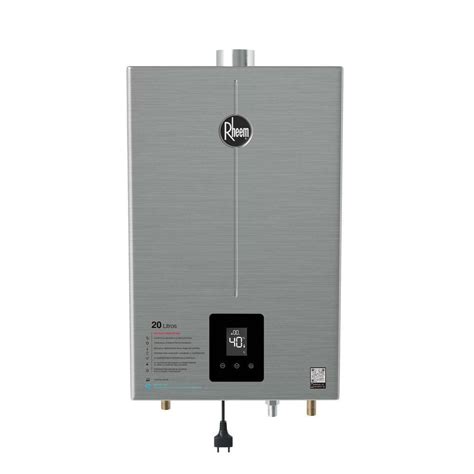 Aquecedor A Gas Rheem Litros Digital Inox Casas Bahia