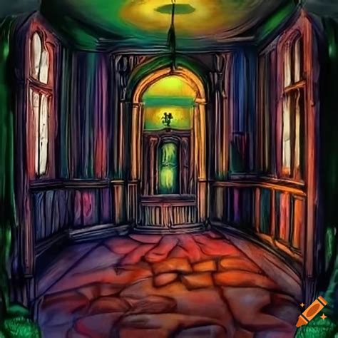 Haunted Mansion Hallway