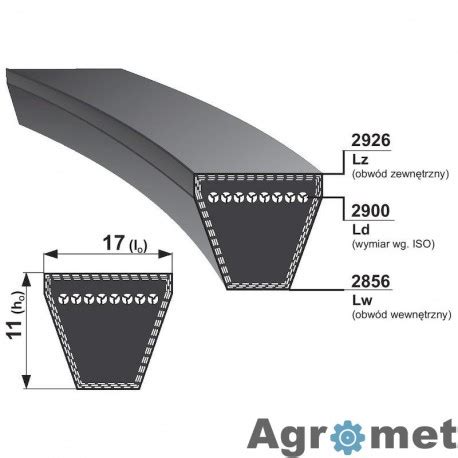 HB2900 7420260 Pas Klinowy Polski HB Stomil Sanok 2900 Mm