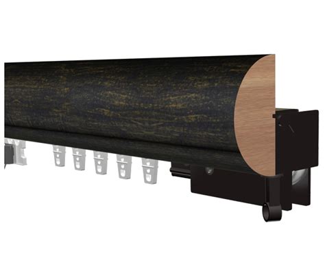 Belmont 2 Inch Premium Fluted Traverse Rod At Designer Drapery Hardware