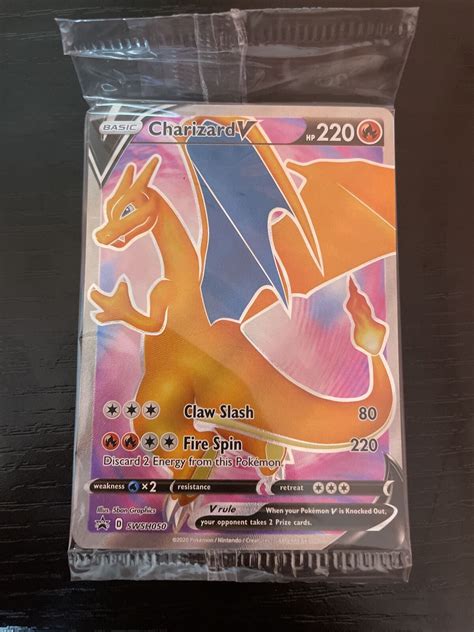 Mavin Sealed Charizard V Swsh Promo Full Art Black Star Promo