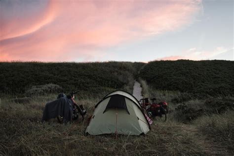 Premium Photo | Camping in the dunes