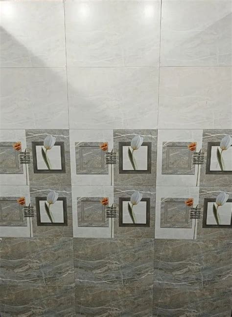 Multicolor Matt Bathroom Wall Tiles Size X Thickness Mm