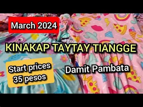 Murang Damit Pambata Sa Kinakap Taytay Tiangge Update Youtube