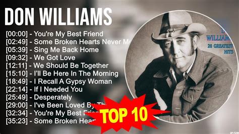 D O N W I L L I A M S Greatest Hits S S Country Music