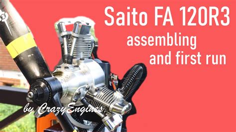 Saito FA120 R3 Assembling And Trial Run YouTube