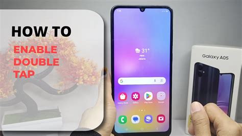 Samsung Galaxy A05 A05s How To Enable Double Tap Screen YouTube