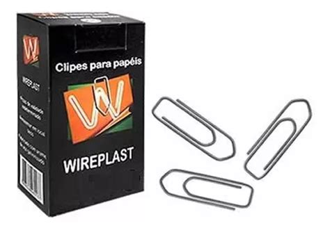 Clips Nº3 0 Galvanizado 500g Wireplast Cor Cinza MercadoLivre