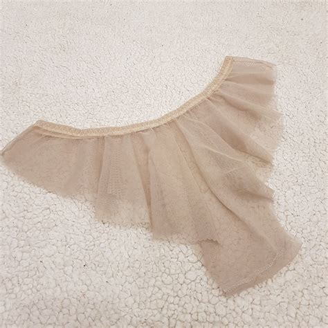 Beige Meshsee Through Handmade Lingerie Set Plus Etsy