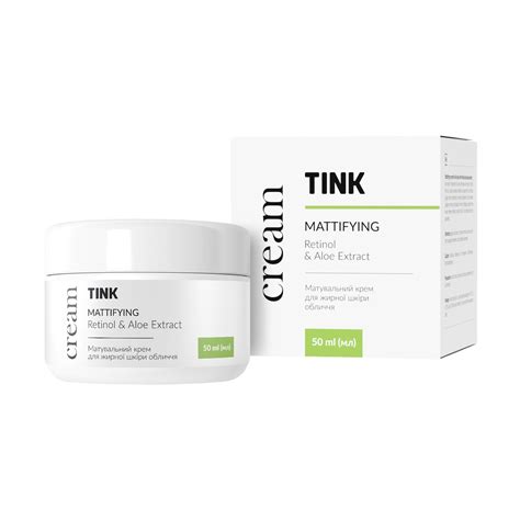 Матирующий крем для лица Tink Mattifying Retinol & Aloe Extract Cream ...