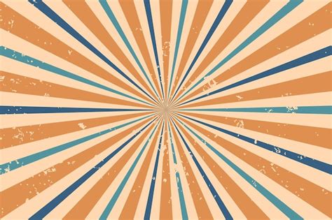 Premium Vector Abstract Vintage Retro Sunburst Rays Background