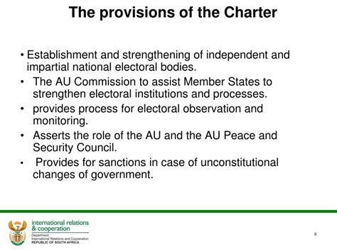 Ppt African Charter On Democracy Elections And Governance Powerpoint