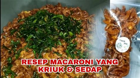 Asmr Resep Cara Buat Macaroni Kriuk Pedas Manis Cocok Untuk Ide Jualan