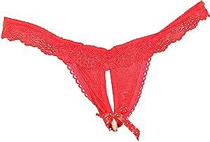 Amazon ChuChu Lingerie Collection オープンクロッチパンティ O 008 レッド chu U chu