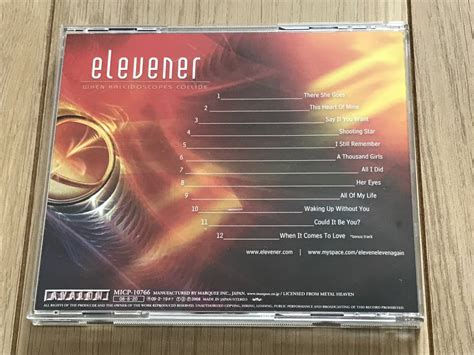 国内盤 Cd Elevener イレヴナー When Kaleidoscopes Collide ホエン カレイドスコープス コライド