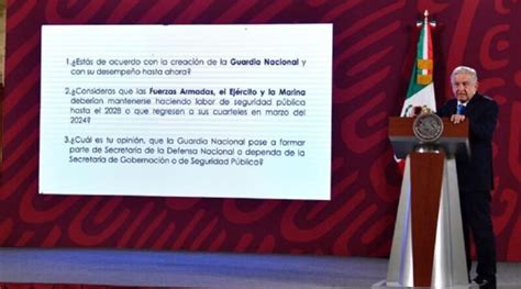 Amlo Anuncia Consulta Para Para Definir Futuro De Fuerzas Armadas