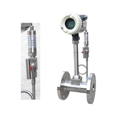 Digital Vortex Flow Meter Flange Type Meter High Temperature Steam Flow